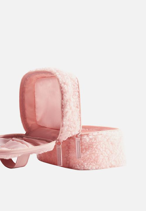 H&M - Two-tiered teddy wash bag - pink