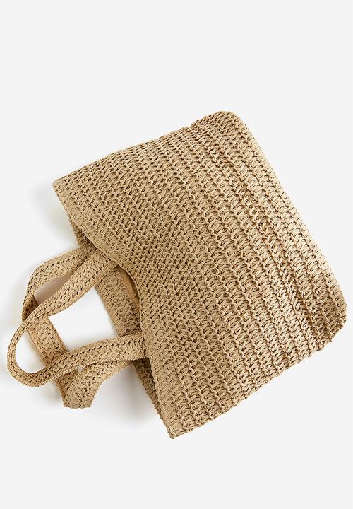 H&M - Straw shopper - beige