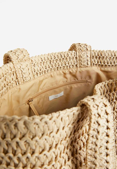 H&M - Straw shopper - beige