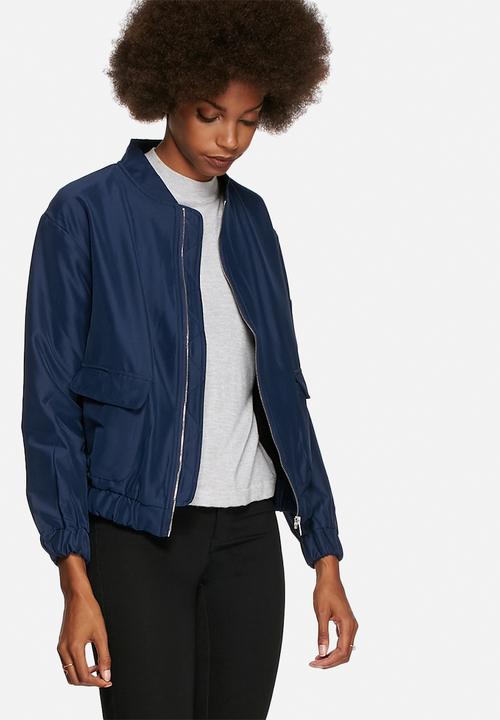 Lola May - Bomber jacket with shine finish