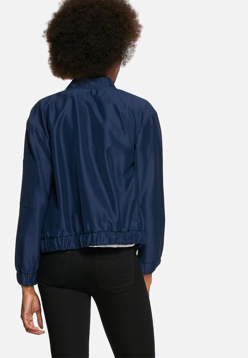 Lola May - Bomber jacket with shine finish