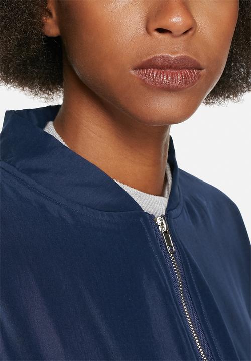 Lola May - Bomber jacket with shine finish