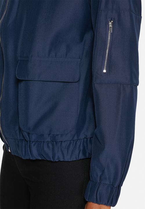 Lola May - Bomber jacket with shine finish