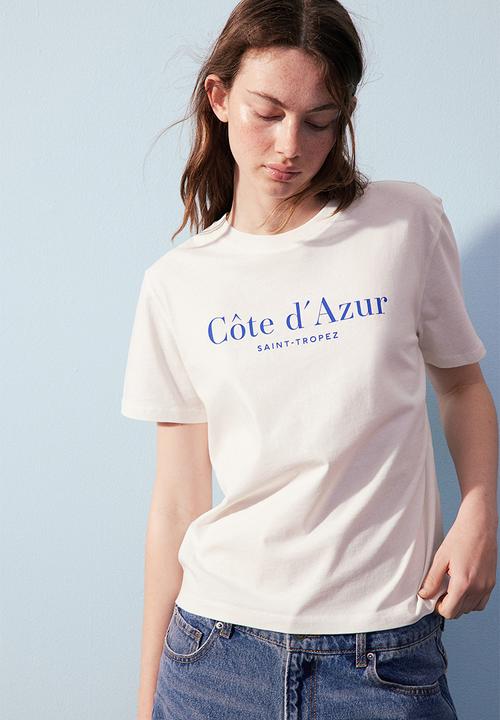 H&M - Cotton T-shirt - white