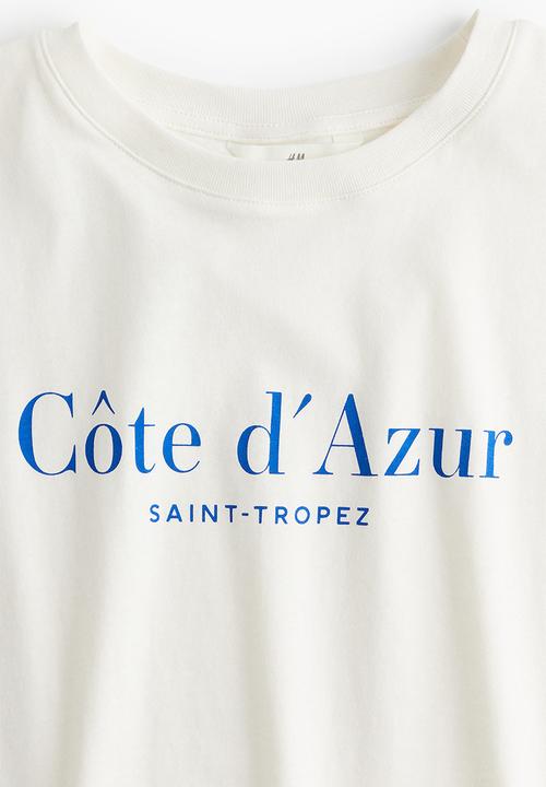 H&M - Cotton T-shirt - white