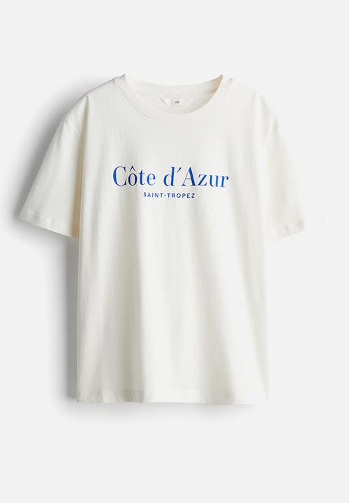 H&M - Cotton T-shirt - white