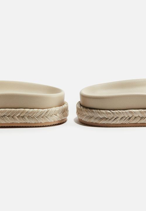 H&M - Espadrille slides - light beige