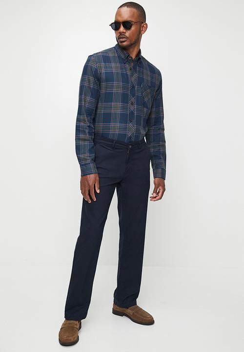 Ben Sherman - Grid Check L/S - Dark Navy