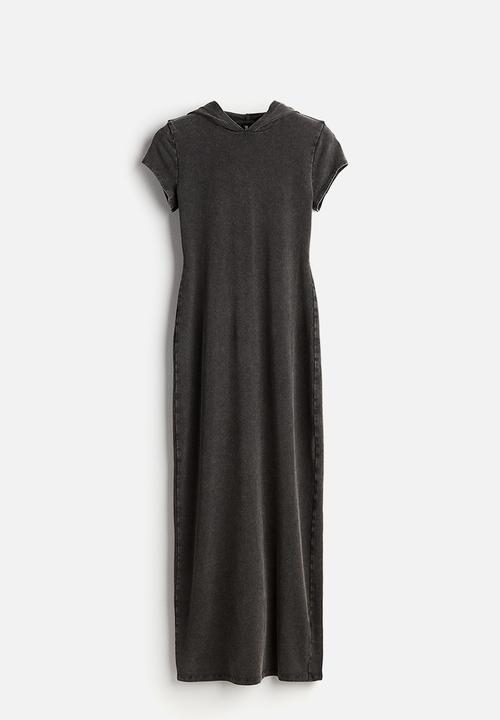H&M - Hooded bodycon dress - black