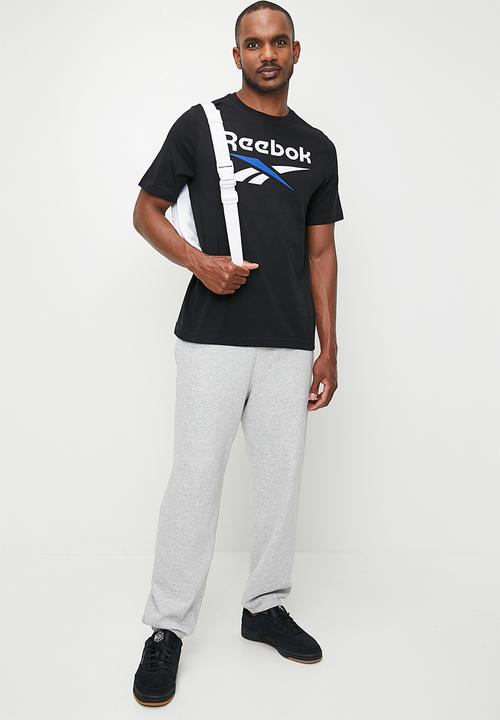 Reebok - Reebok identity big logo tee - black/boundless blue