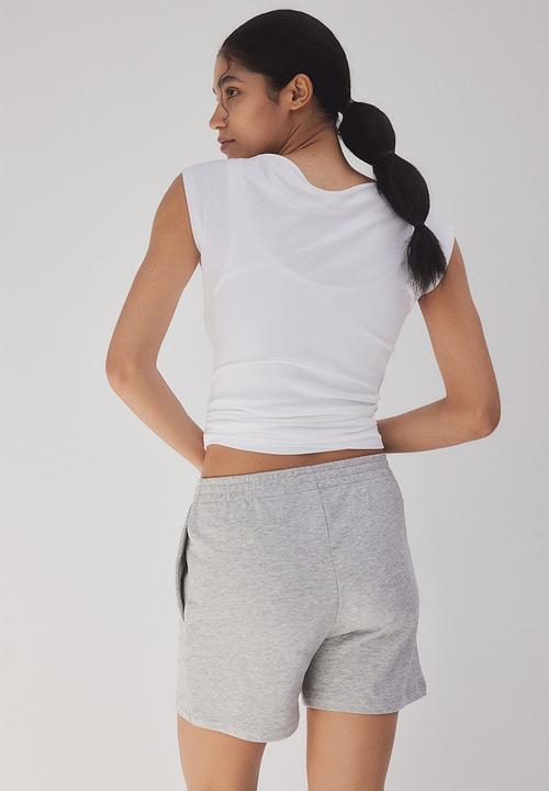 H&M - Sweatshorts - light grey marl