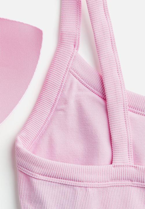 H&M - Drymove™ light support sports bra - light pink