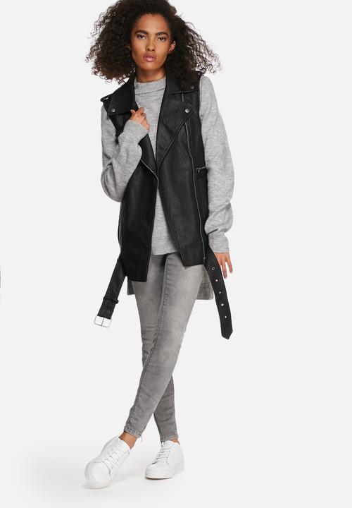 ONLY - Katoe PU waistcoat