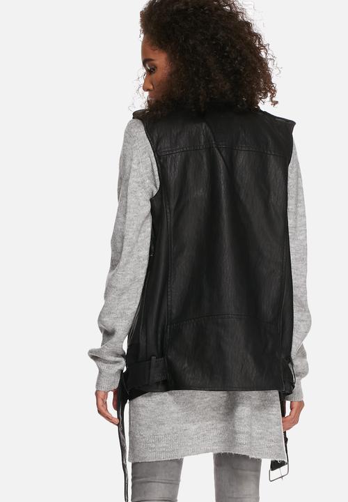 ONLY - Katoe PU waistcoat