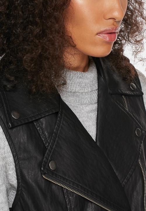 ONLY - Katoe PU waistcoat