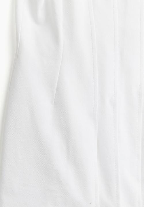 H&M - Waisted t-shirt - white