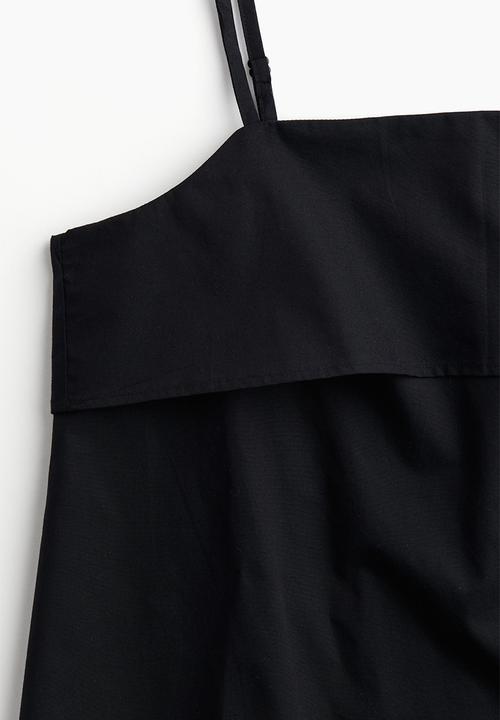 H&M - A-line strappy top - black