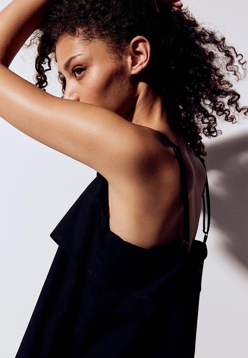 H&M - A-line strappy top - black