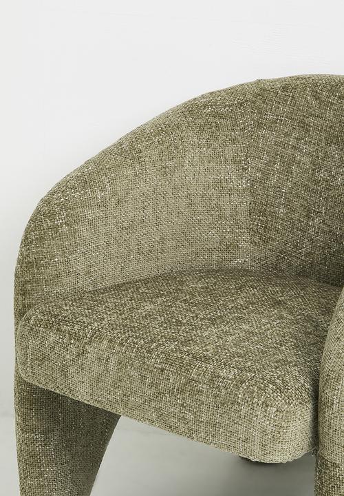 Sixth Floor - Linto chenille chair - Forest