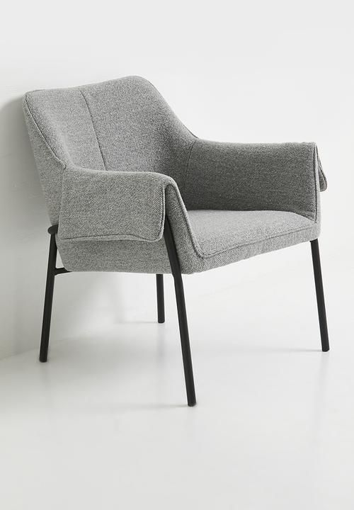 Sixth Floor - Bess lounge chair - Grey melange