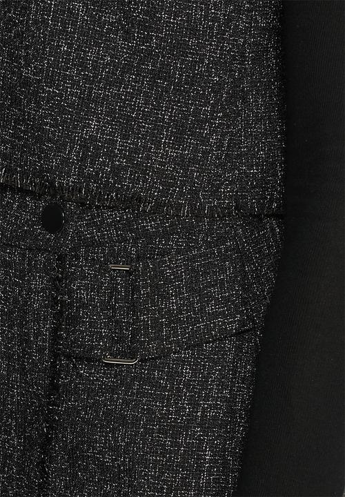 Lola May - Tweed buckle Co-ord with raw edge