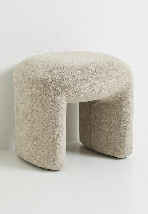 Sixth Floor - Nilo stool - grey