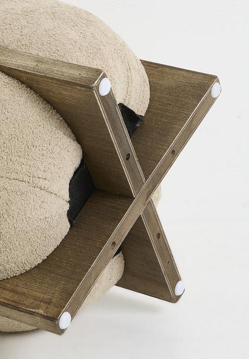 Sixth Floor - Mzwa ottoman - natural