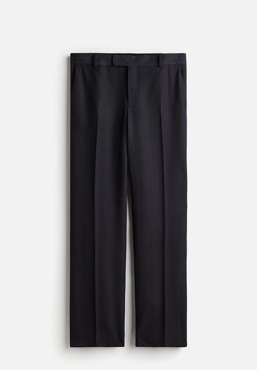 H&M - H&M Studio: Wool-blend tailored trousers - black