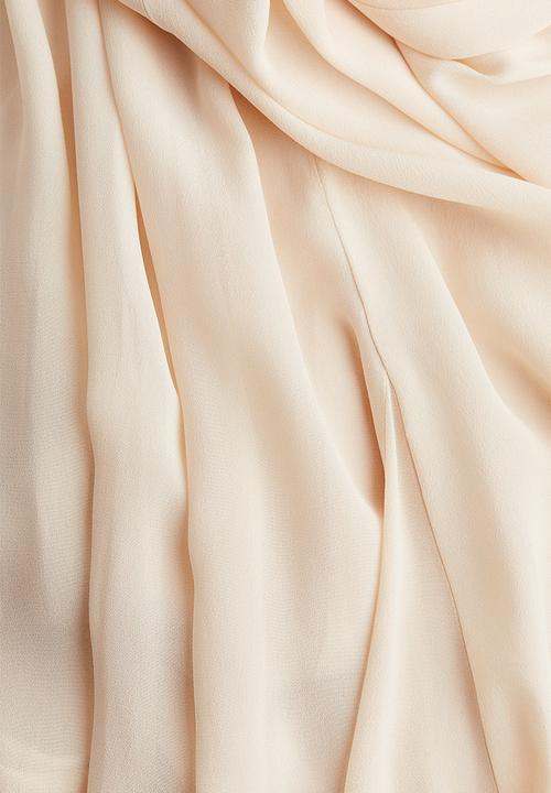 H&M - H&M Studio: Sheer-skirt maxi dress - light beige
