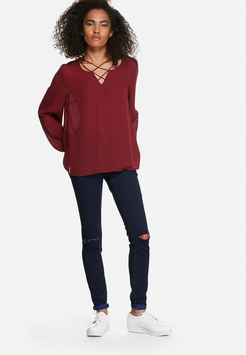 Influence. - Lattice blouse