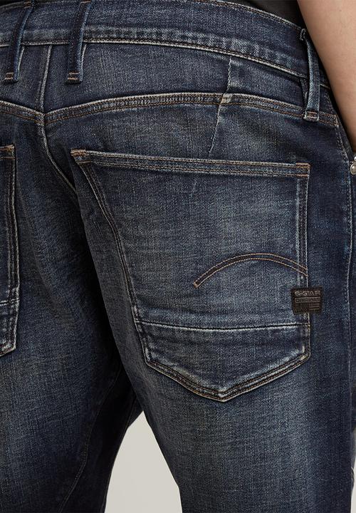 G-STAR - Moto Cross 3D Slim - worn in mountainous desert destroyed