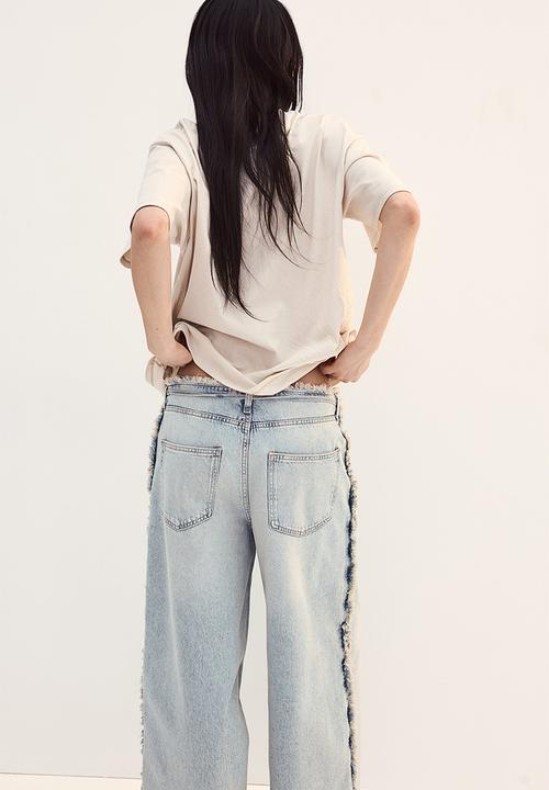 H&M - Oversized printed T-shirt - white,multi