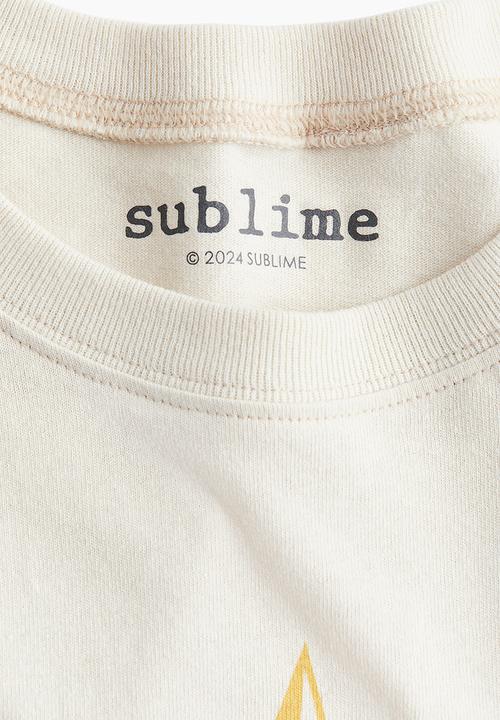 H&M - Oversized printed T-shirt - white,multi