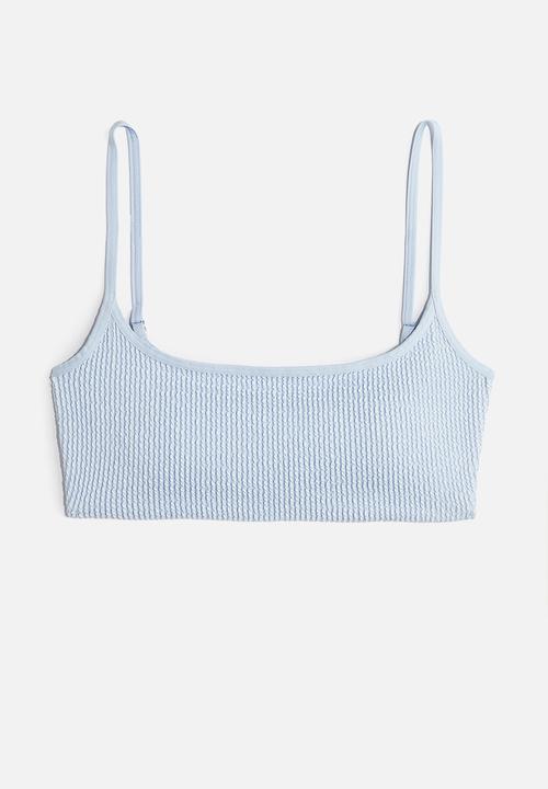 H&M - Padded bikini top - blue