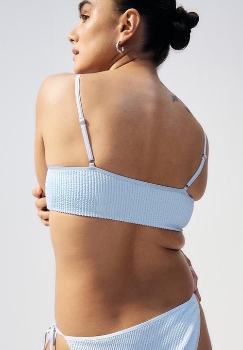 H&M - Padded bikini top - blue
