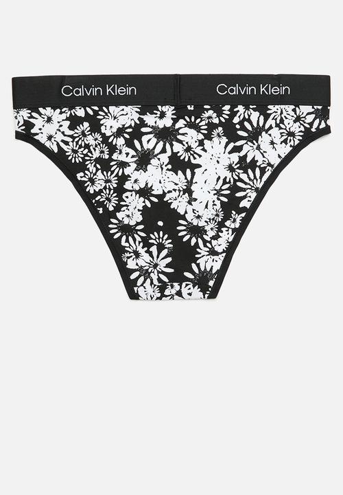 Calvin Klein - 1996 COTTON bikini - black/white