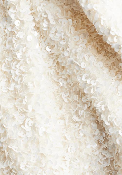 H&M - Sequined mini dress - cream