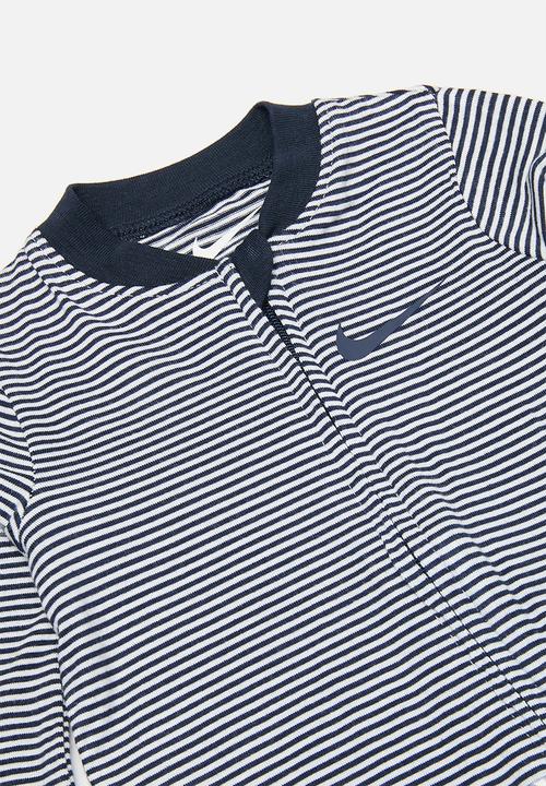 Nike - Nkn striped footed coverall - midnight navy