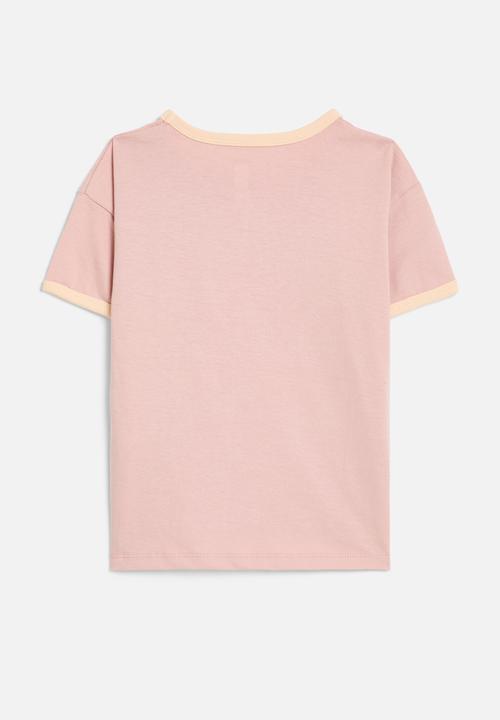 Cotton On - Poppy short sleeve print tee - zephyr/wild child