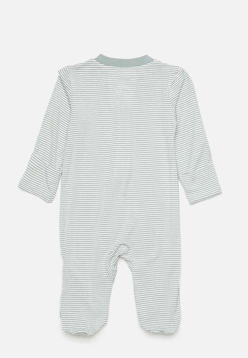 Nike - Nkn striped footed coverall - mica green