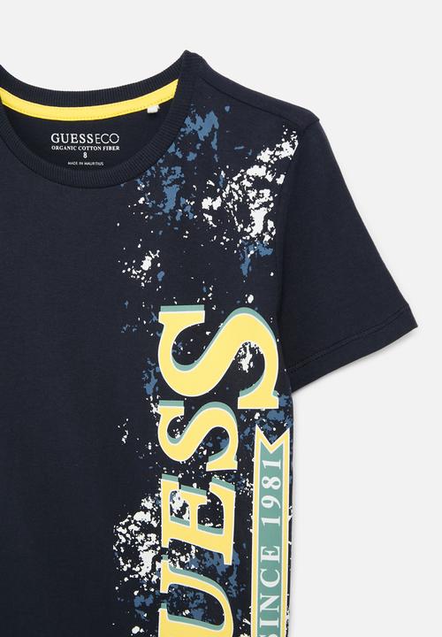 GUESS - Short sleeve T-shirt - smart blue