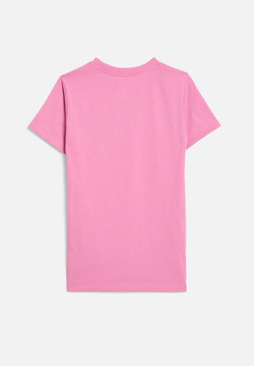 Nike - Nkg lbr short sleeve tee dress - magic flamingo