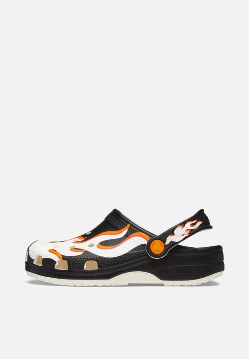 Crocs - Classic glow flames clog k - blue glow