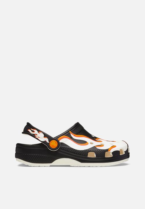 Crocs - Classic glow flames clog k - blue glow