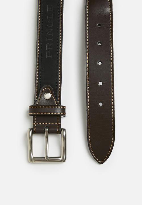 Pringle of Scotland - Pringle Casual Belt  - Brown