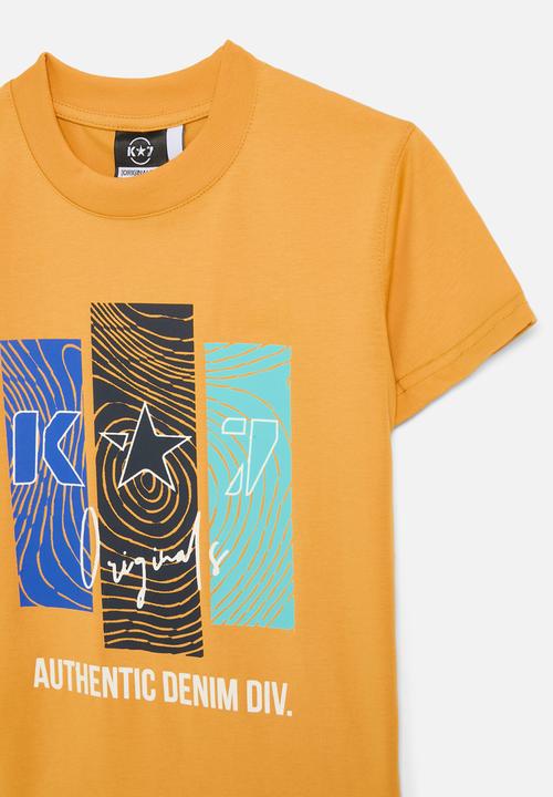 K-STAR 7 - Alex boys top - mustard