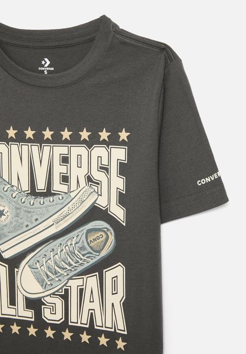 Converse - Cnvb sneaker arch short sleeve tee - dark matter