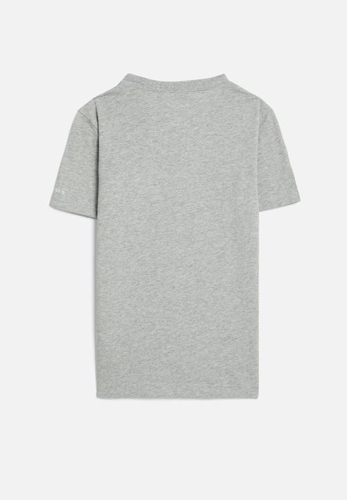 Converse - Cnvb sneaker arch short sleeve tee - dk grey heather