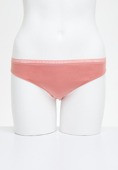 Tommy Hilfiger - 3 Pack bikini- dusty pink/blue/beige