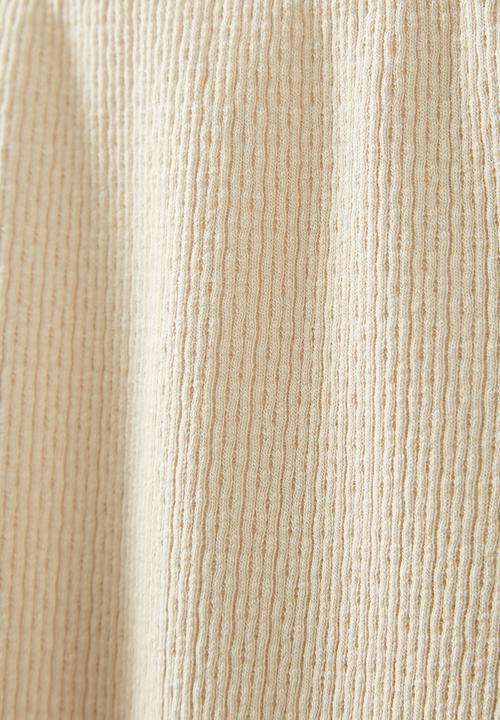 Cotton On - Organic pointelle footed legging - rainy day